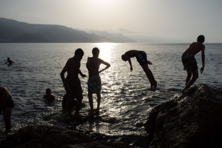 La playa - El Frente - Premio Fotopres Fundación la Caixa 2013